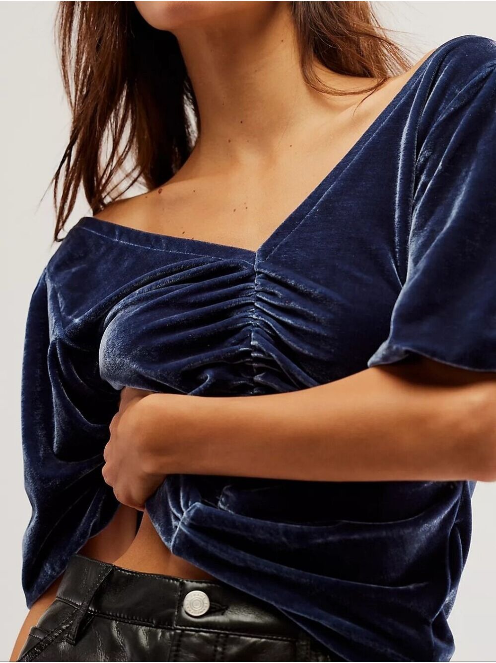 Free People Cupcake Velvet Top